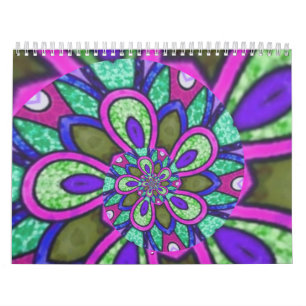 Unique Spiral Mandala Calendar