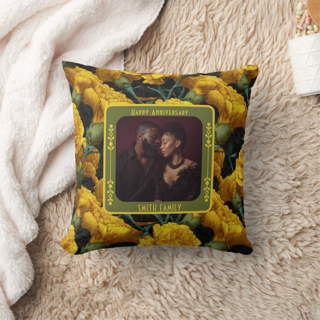 Unique Spouse 15Th Anniversary Throw Pillow  (Blanket)