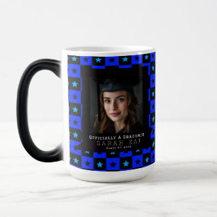 Unique Square Pattern Gift For Him Graduation Color Morph Mug
