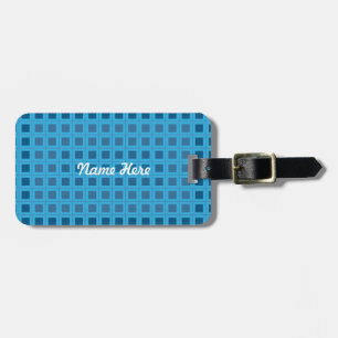 Unique Square Pattern Luggage Tag
