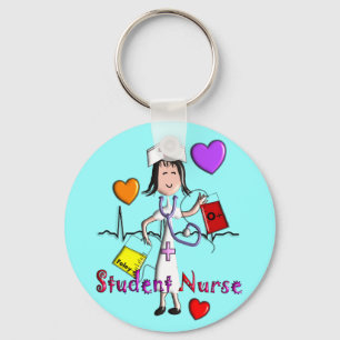 Unique Student Nurse Gifts 3D Graphics Keychain