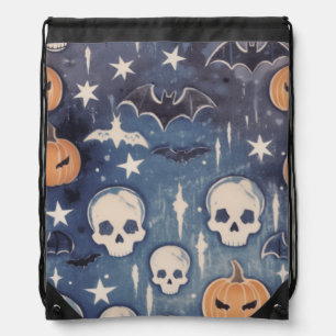 Unique style halloween bag skull bats stars nigth