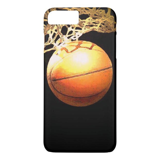 Unique Stylish Basketball iPhone 7 Case (Back)
