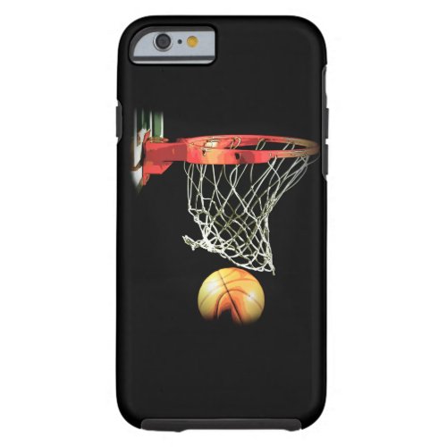 Unique Stylish Basketball Tough iPhone 6 Case