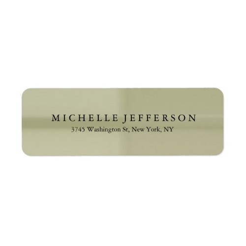 Unique Stylish Modern Elegant Return Address Label