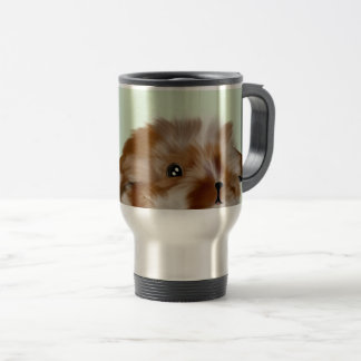 Unique Stylized Face Art Custom Travel Mug
