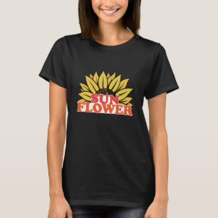Unique Sunflower Cute Flower Graphic T-Shirt