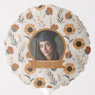 Unique Sunflower Floral Certified Nurse Balloon