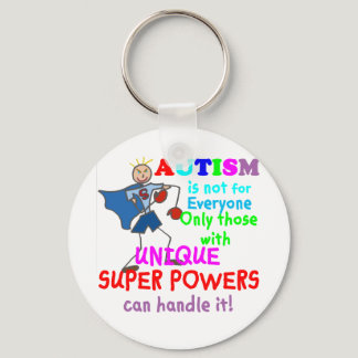 Unique Super Powers Autism Keychain