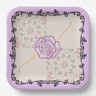 Unique Tea Party Plates or Wedding Plates