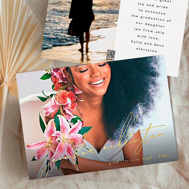 Unique Template Photo Real Gold Graduation (Creator Uploaded)