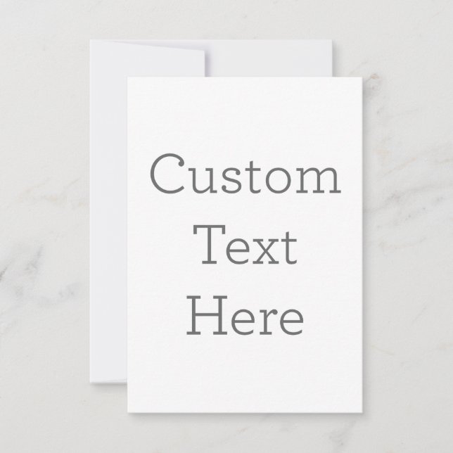 3.5" x 5" Flat Thank You Card (Front)