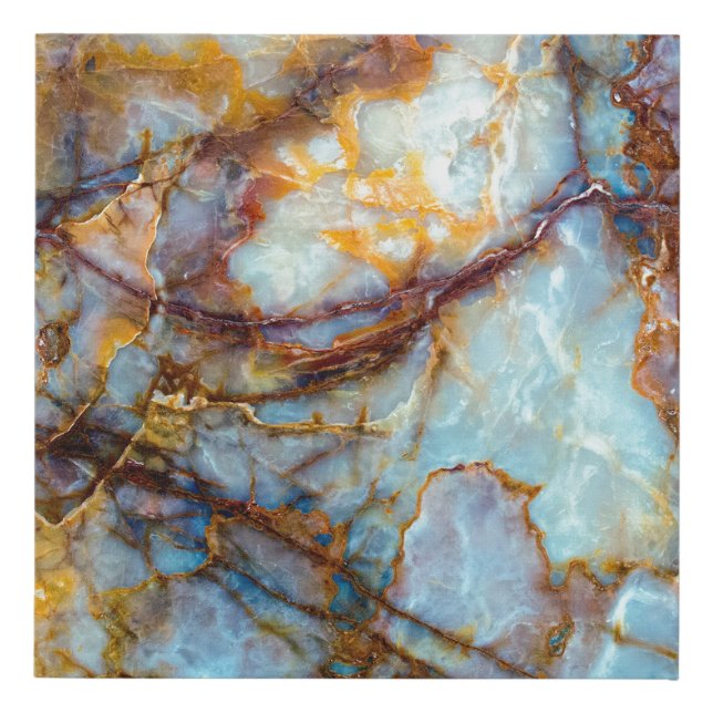 unique texture of natural stone - marble, onyx, gr faux canvas print (Front)