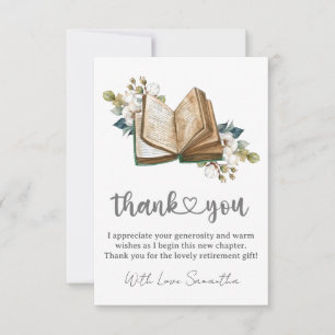 Unique Thank You Card For Retirement Gifts