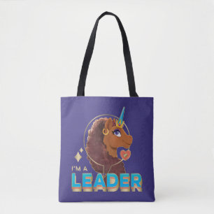 Unique the Unicorn “I’m a Leader” Design Tote Bag