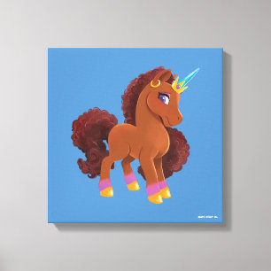 Unique the Unicorn Standing Proud Canvas Print