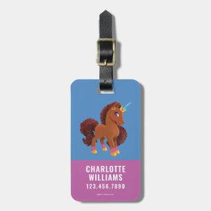 Unique the Unicorn Standing Proud Luggage Tag