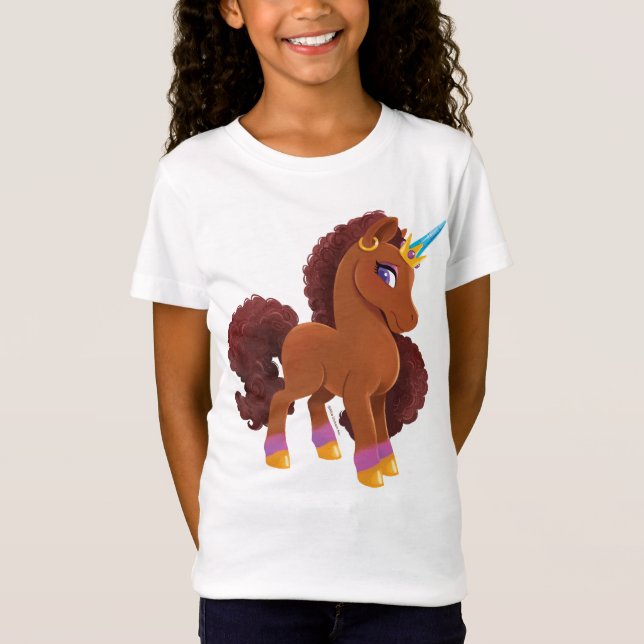 Unique the Unicorn Standing Proud T-Shirt (Front)