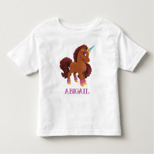 Unique the Unicorn Standing Proud Toddler T-shirt