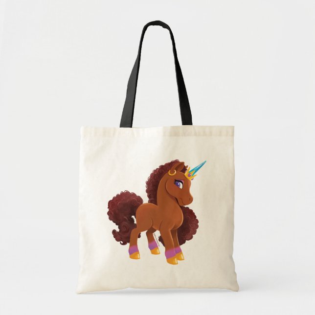 Unique the Unicorn Standing Proud Tote Bag (Front)