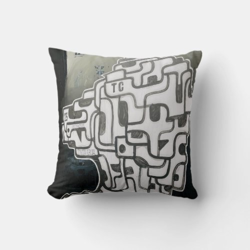 Unique Throw Pillow Lisbon Portugal  Throw Pillow