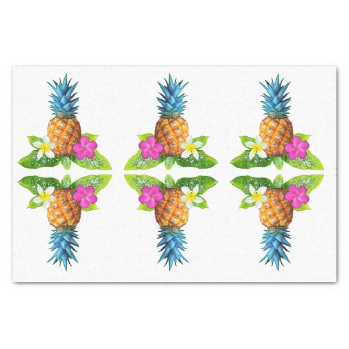 Unique Tiny Hawaiian Pineapple Tissue Paper