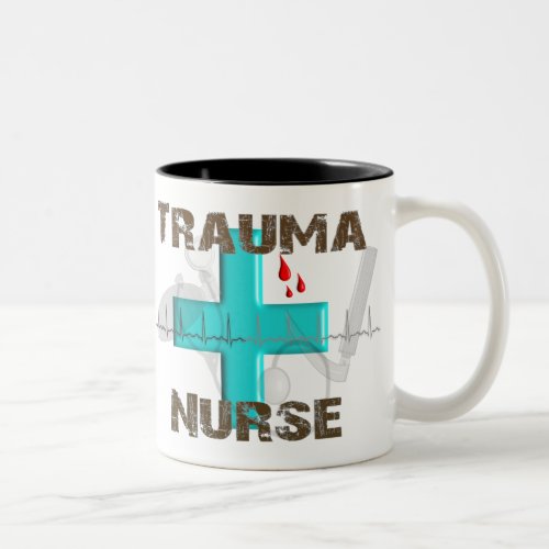 Unique Trauma Nurse T_Shirts and Gifts Two_Tone Coffee Mug