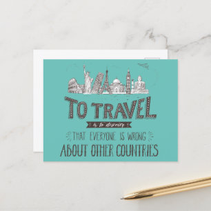 Unique Travel Postcard