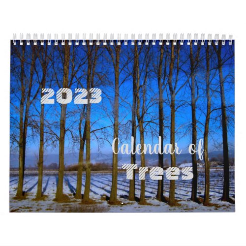 Unique Tree Photos of the World 2023 Calendar