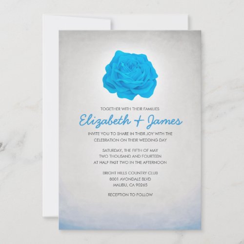 Unique Trendy Floral Wedding Invitations