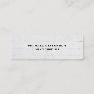 Unique Trendy Grey Wall Design Modern Mini Business Card