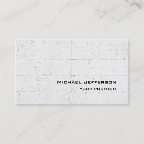 Unique Trendy Wall Design Professional Business Card