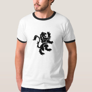 Unique Tribal English Lion Design Tshirt