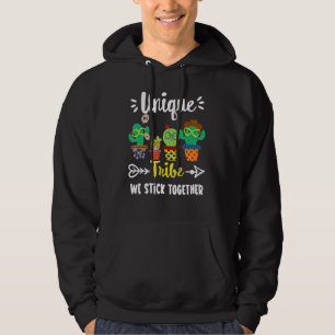 Unique Tribe School Cactus Crew Unique Teacher Sq Hoodie