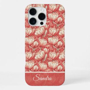 Unique Tulip Customizable Name Iphone Case For Her