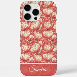 Unique Tulip Customizable Name Iphone Case For Her