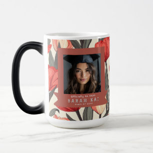 Unique Tulip Flower Gift For Her Grad Color Morph Mug