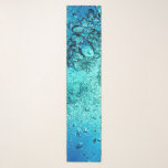 Unique Turquoise Blue Water Bubbles Chiffon Scarf<br><div class="desc">Beautiful shades of deep turquoise blue and lighter turquoise and aqua hues are featured in this filmy scarf of air bubbles in water. You are sure to enjoy the colors, the lighter-than-air feel of a chiffon scarf against your skin. It's easy to tie a trendy arrangement and make your #ootd...</div>
