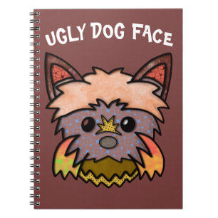 Unique ugly dog face Notebook
