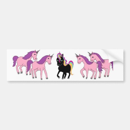 Unique Unicorn Bumper Sticker