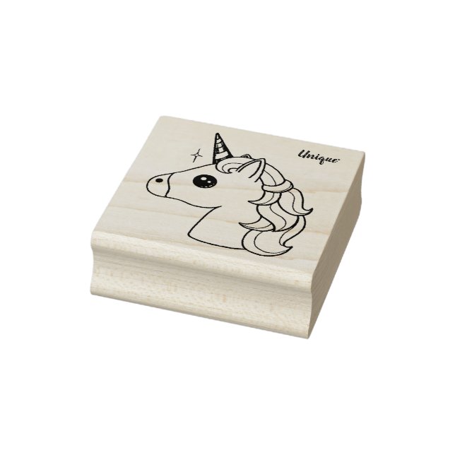 Unique unicorn stamp - birthdays, treats, thanks (Stamp)