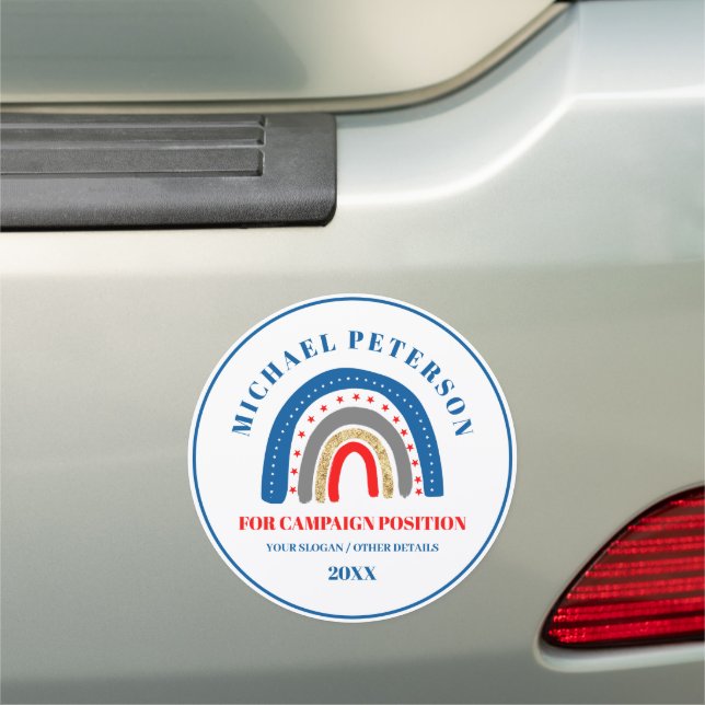 Unique USA Political Election Campaign Car Magnet (In Situ)