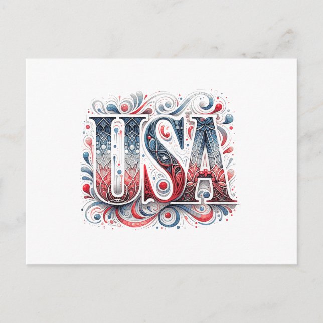 Unique USA Postcard (Front)