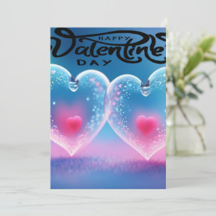 Unique Valentine Abstract Colorful And Vivid Card
