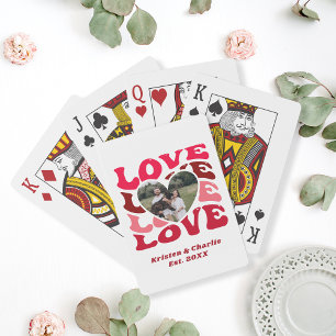 Unique Valentine's Day Gift Custom Photo Poker Cards