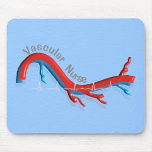 Unique Vascular Nurse Gifts Mouse Pad