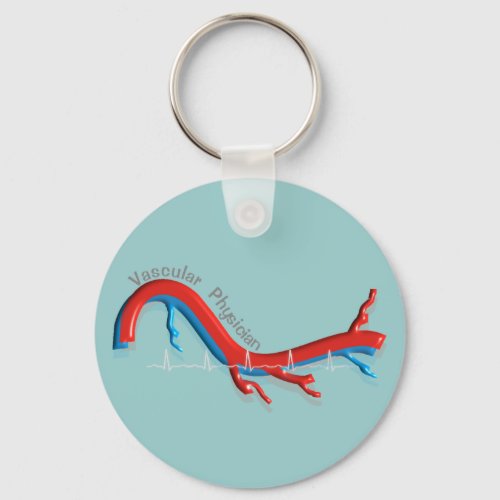 Unique Vascular Physician Gifts Keychain