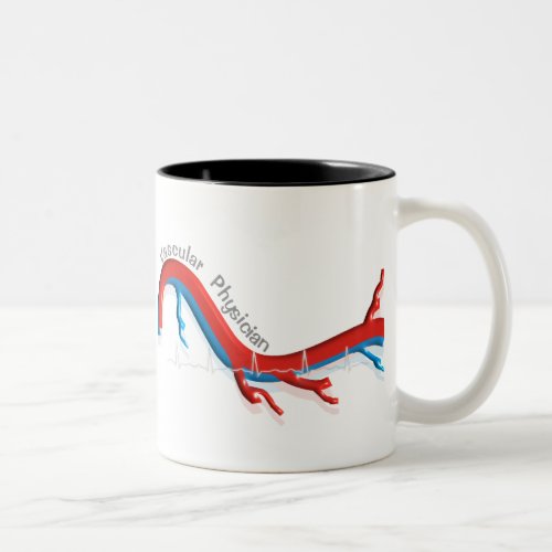 Unique Vascular Physician Gifts Two_Tone Coffee Mug