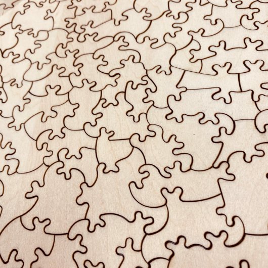 Unique Victorian 104-Piece 8"x10" Wooden Puzzle (Unique Pieces)