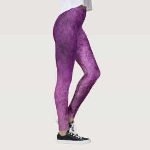 Unique Vintage girls women lavender Leggings